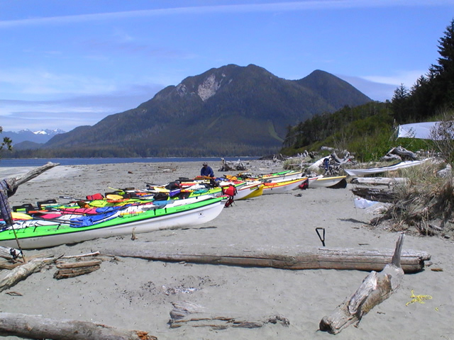 Vargas Island campground Tofino