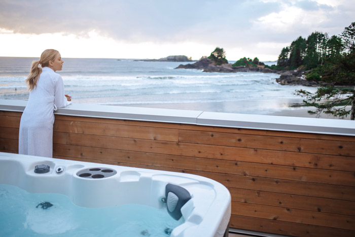 Tofino Hot Tub with water view