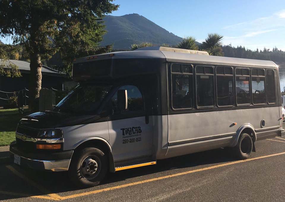 TikiBus 21 passenger Tofino Bus